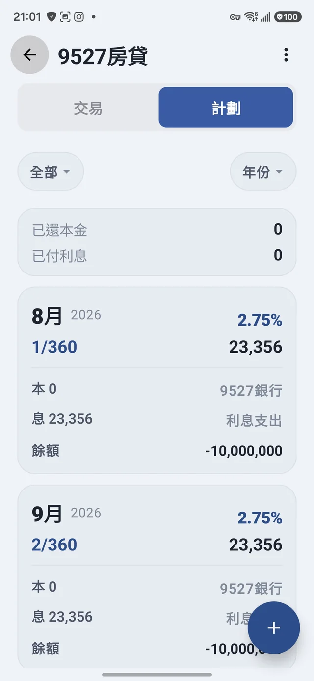 寬限期內的還款計劃